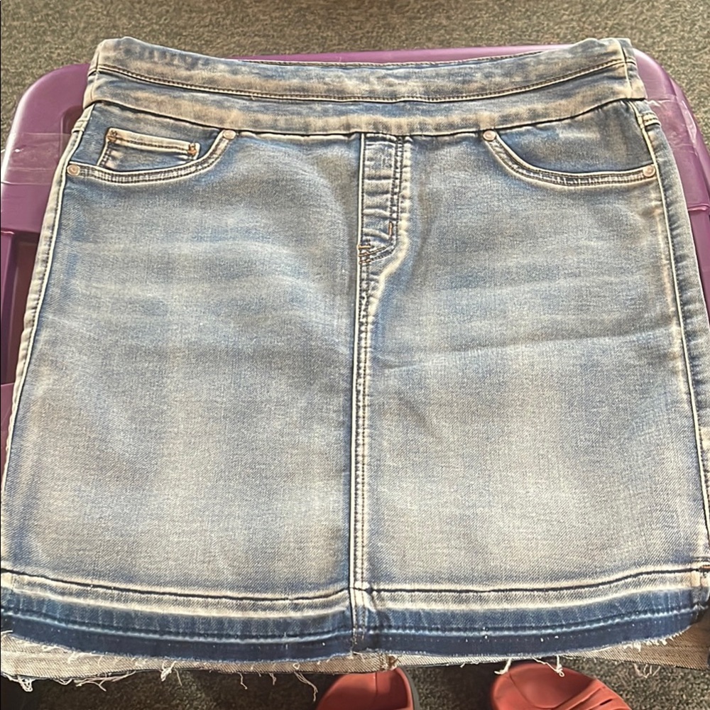 Denim Mini Skirt